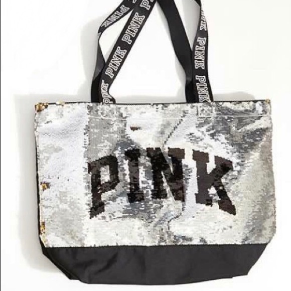 PINK VS zippered Tote bag NIP - Picture 1 of 4